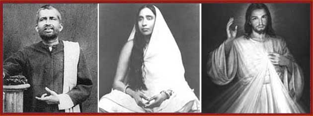 Ramakrishna, Sarada, Jesus